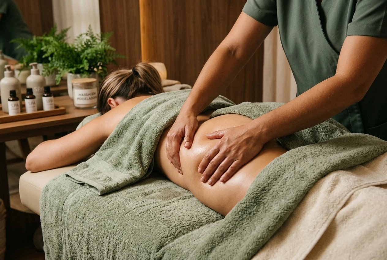 Massagem modeladora na EstéticaMente